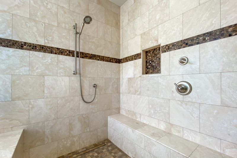 Built-in Shower Niche for Storage